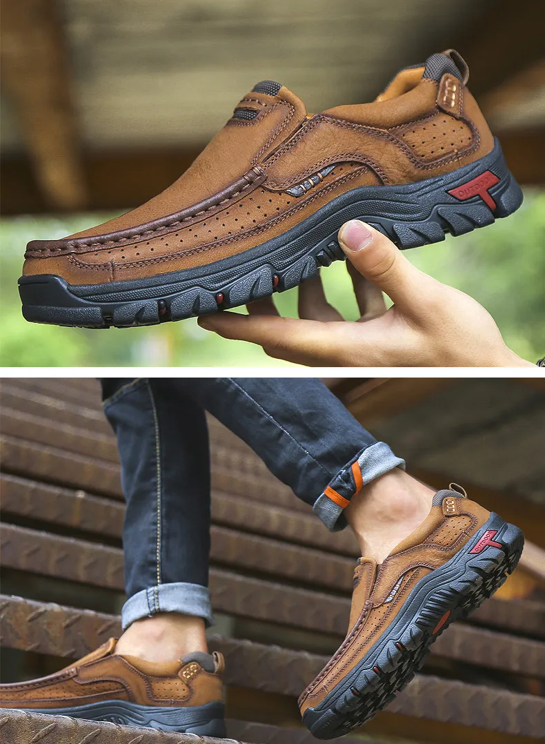 Gomaround походная обувь для мужчин из натуральной кожи воздухопроницаемая обувь для бега тактические ботинки уличные горные кроссовки обувь