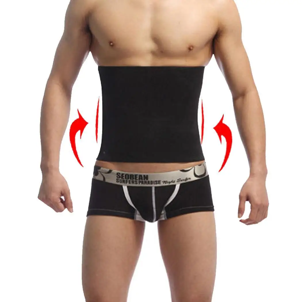 

Men Solid Slimming Waist Body Shaper Corset Casual All Seasons Black Belt Fashion Patchwork