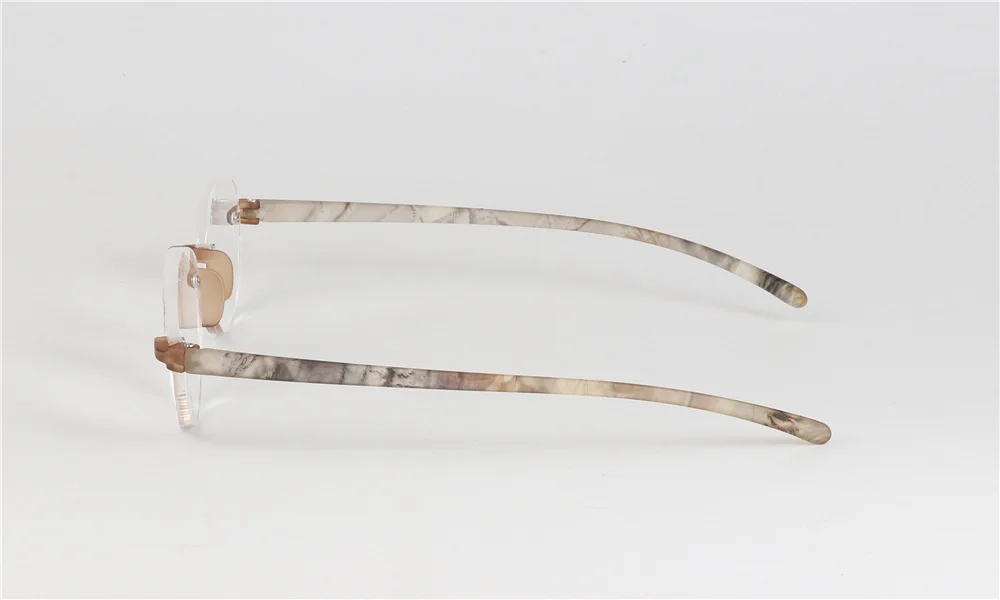 Ретро в форме кошачьих глаз Стиль Для женщин TR90 прозрачные линзы модные очки без оправы цветочный ноги качества складные очки для чтения Пресбиопии