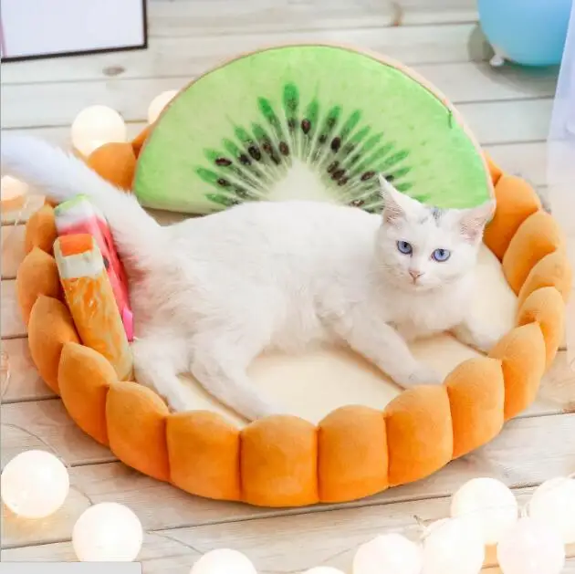 Фруктовые игрушки Pie Лежанка для маленьких собак кошка котенок