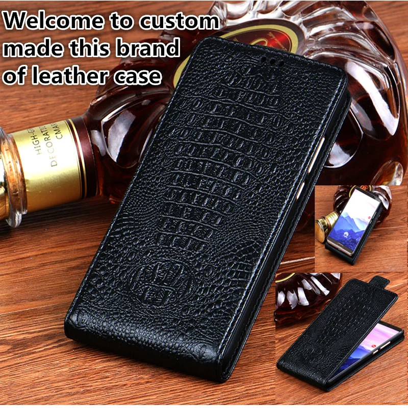 

TZ12 Genuine Leather Case Cover For Huawei P20 Lite(5.84') Vertical flip Phone Up and Down Leather Cover phone Case