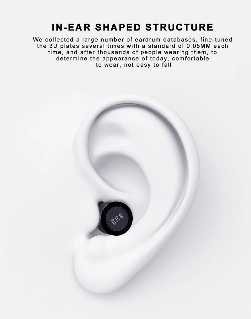XLSTO Wireless Bluetooth 5.0 Earphone IPX7 Waterproof Headset Stereo mini Earbuds With Charging Box Micro handsfree Earphones (19)