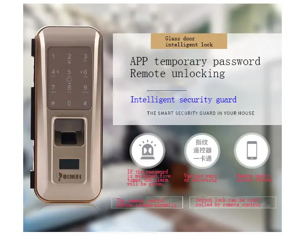 YLK 668 Небольшой Bluetooth Smart Lock электронный цилиндр открытый водостойкий