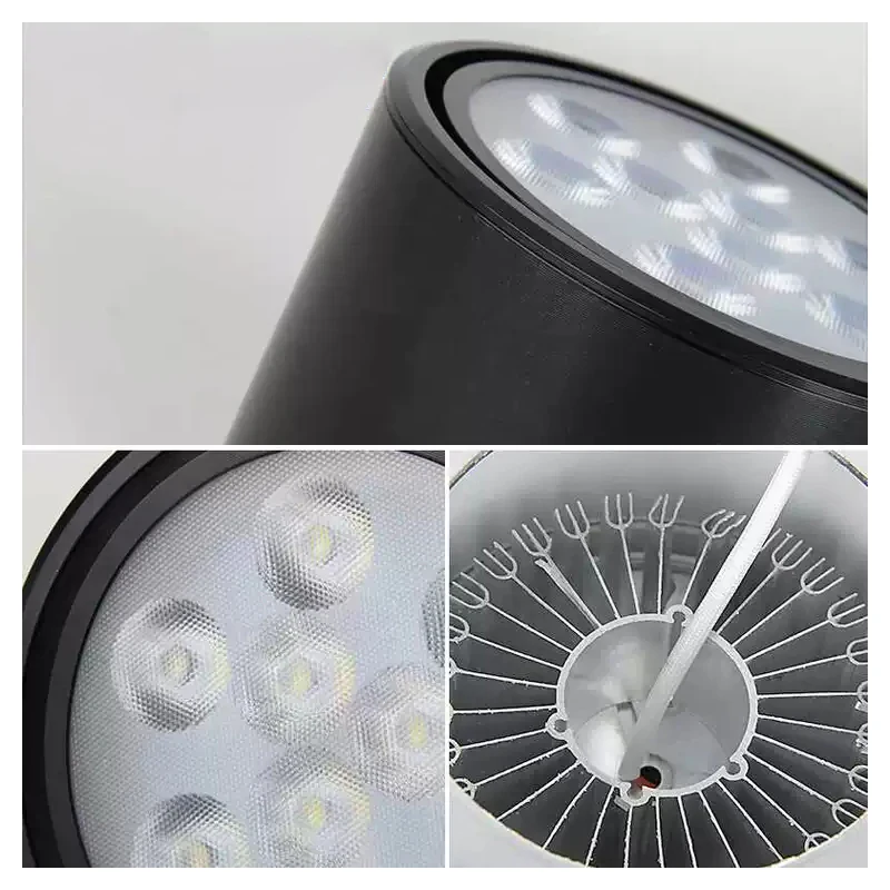 LED Ceiling light Surface Mounted Rotating Ceiling lamps Cylinder 5W 7W 9W 12W for Bedroom Living Room Study Office Shop Studio