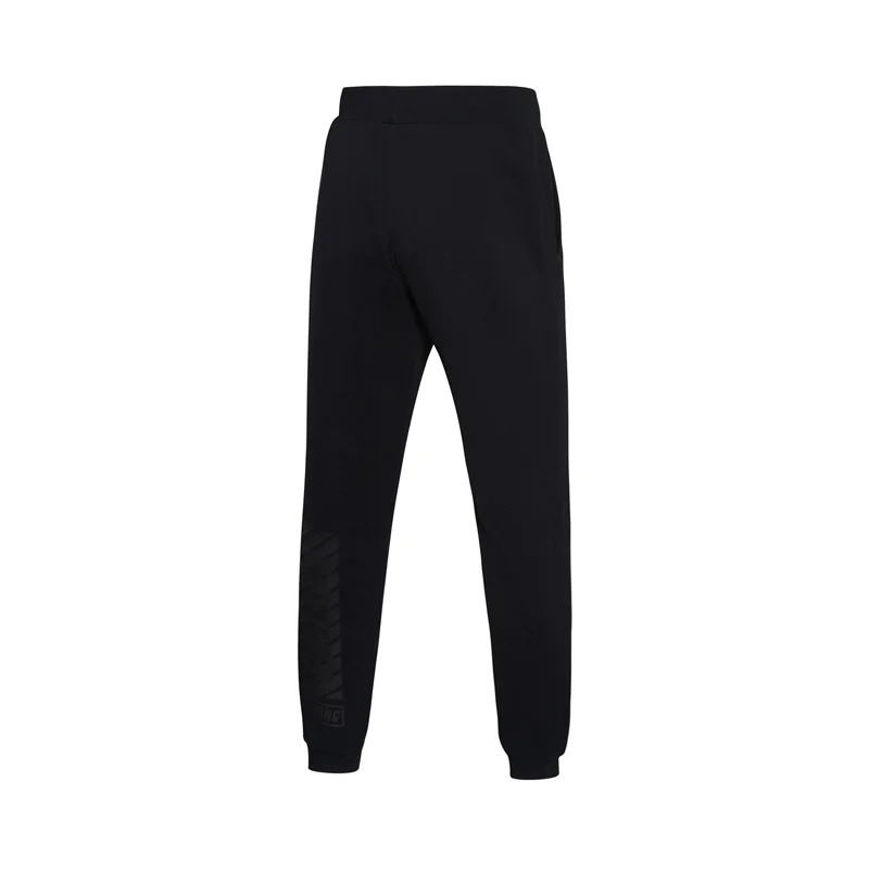 Li-Ning, новинка 90%, мужские трендовые спортивные штаны, обычная посадка, 10% хлопок, полиэстер, подкладка, теплые спортивные штаны AKLM595 CONF17