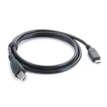 Micro USB штекер для стандартного USB 2,0 B Тип Мужской кабель для передачи данных для жесткого диска и принтера сканер 1 м
