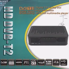 Mini Size HD DVB-T2 DVB-T Digital Terrestrial TV Tuner CONVERTOR 1080P HDMI Out USB PVR Playback + FTA UHF VHF Antenna RECEIVER