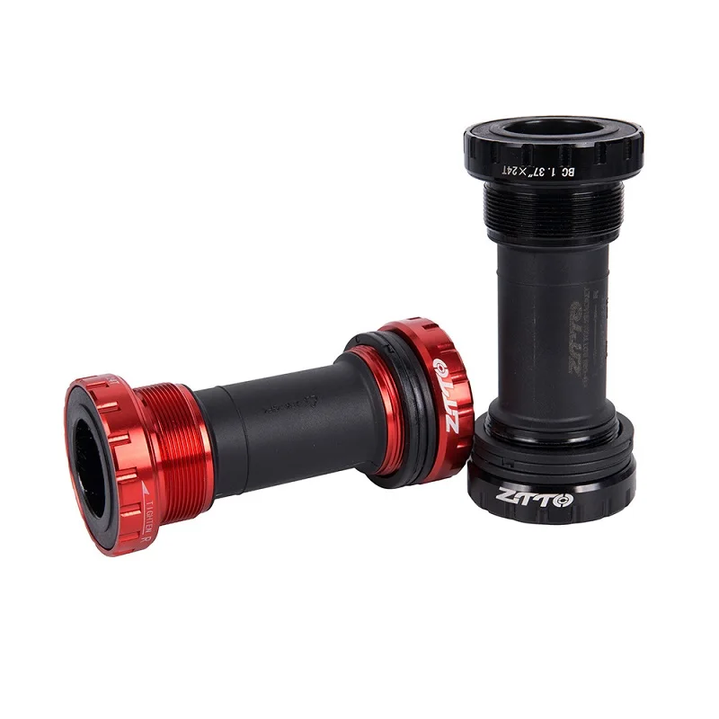 

Nylon Bicycle Hollow Threaded BB ShaftBike Integrated Hollow Sprocket Wheel BB Shaft Press-in Threaded Screw-in Center Shaft