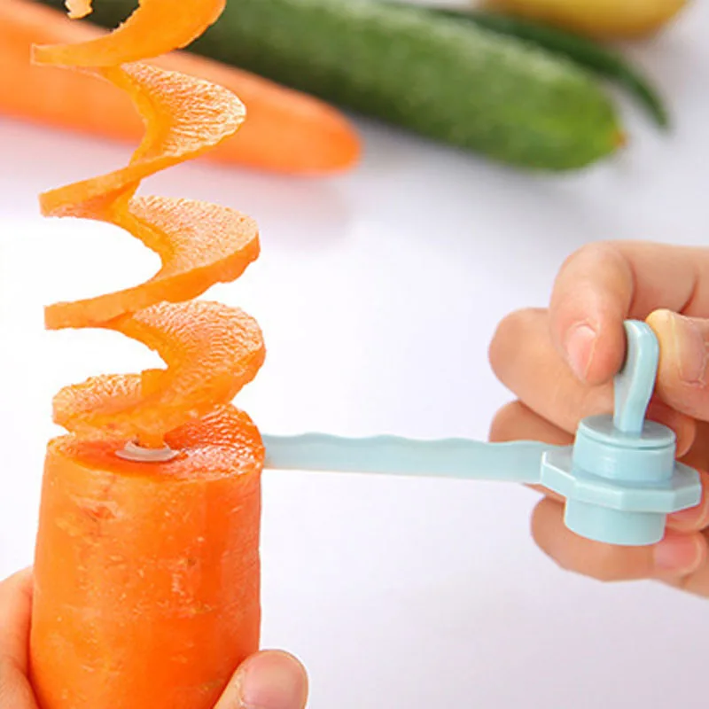 Creative Manual Roller Spiral Slicer Radish Potato Tools Vegetable Cutter Kitchen Accessories Fruit Carving | Дом и сад