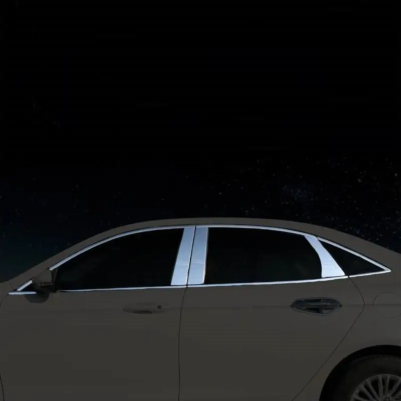 

Decorative Chromium Automobile Body Window Trunk Exterior Dashing Accessories Protecter Mouldings Trim Car 18 19 FOR Ford Escort