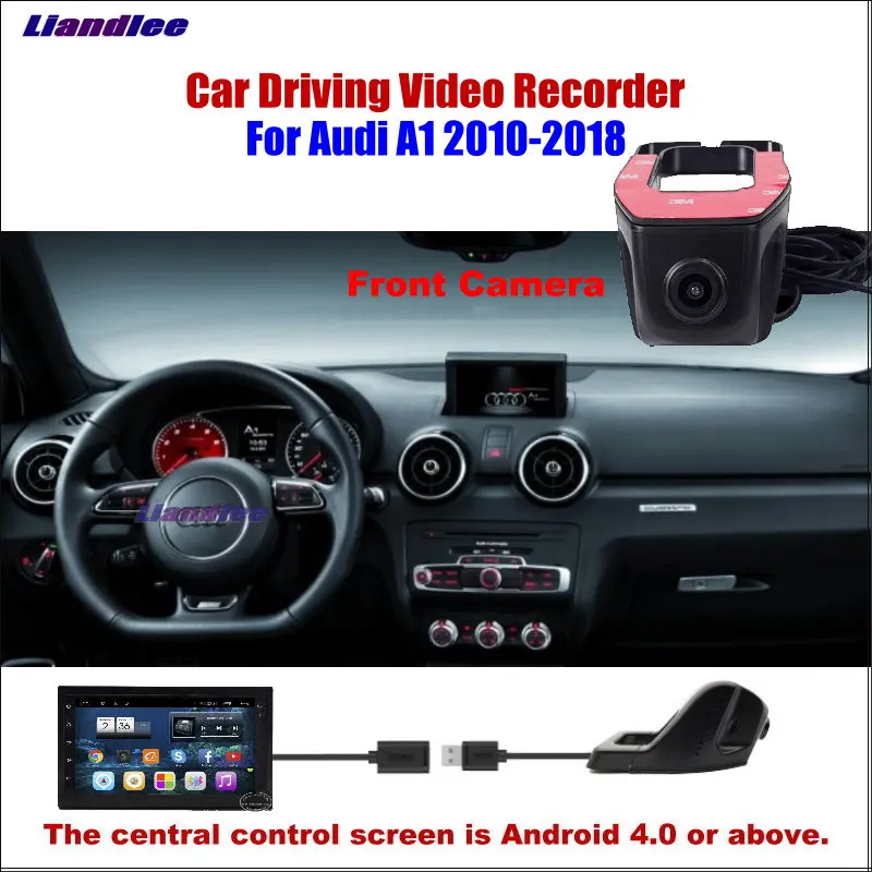 

Liandlee Novatek96655 Car DVR Front Camera Driving Video Recorder USB Plug For Audi A1 Android Screen AUTO Dashcam Antiradar