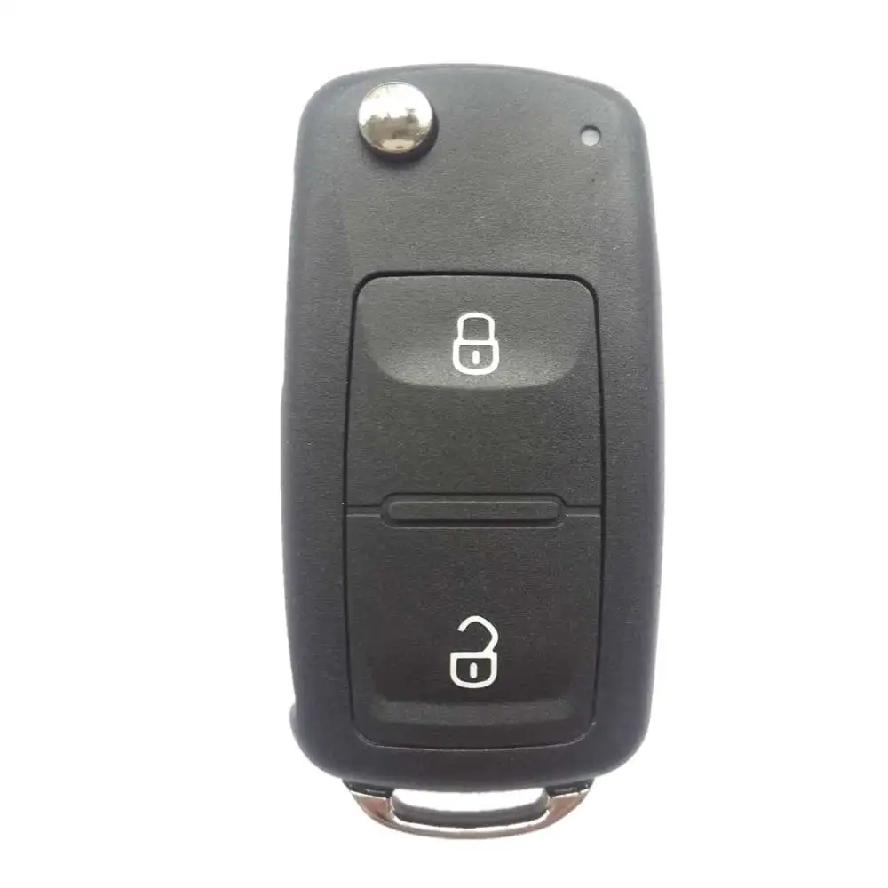 Для VW Tiguan брелок для ключей от машины Polo MK6 2/3 кнопки флип-пульт дистанционного ключа оболочки ключа автомобиля чехол держатель без лезвия автомобильные аксессуары