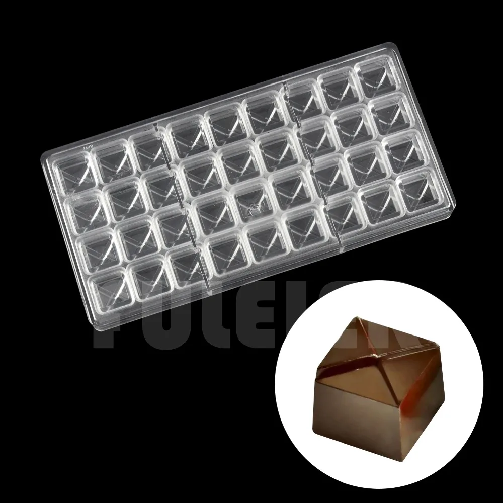 Herramienta de repostería para hornear, molde de chocolate de policarbonato, decoración de pasteles, caramelo dulce, CHOCOLATE, bombón