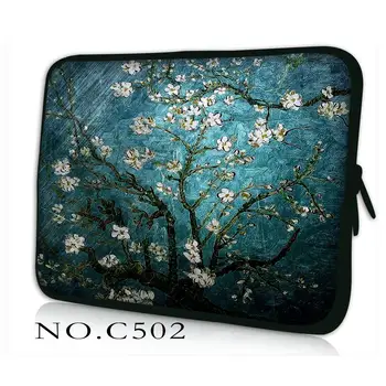 

Blue Prunus Laptop Sleeve Notebook Bag Tablet Case For 10.1 12 13.3 14" 15.4 15.6 15 inch Computer For Asus HP Acer Toshiba