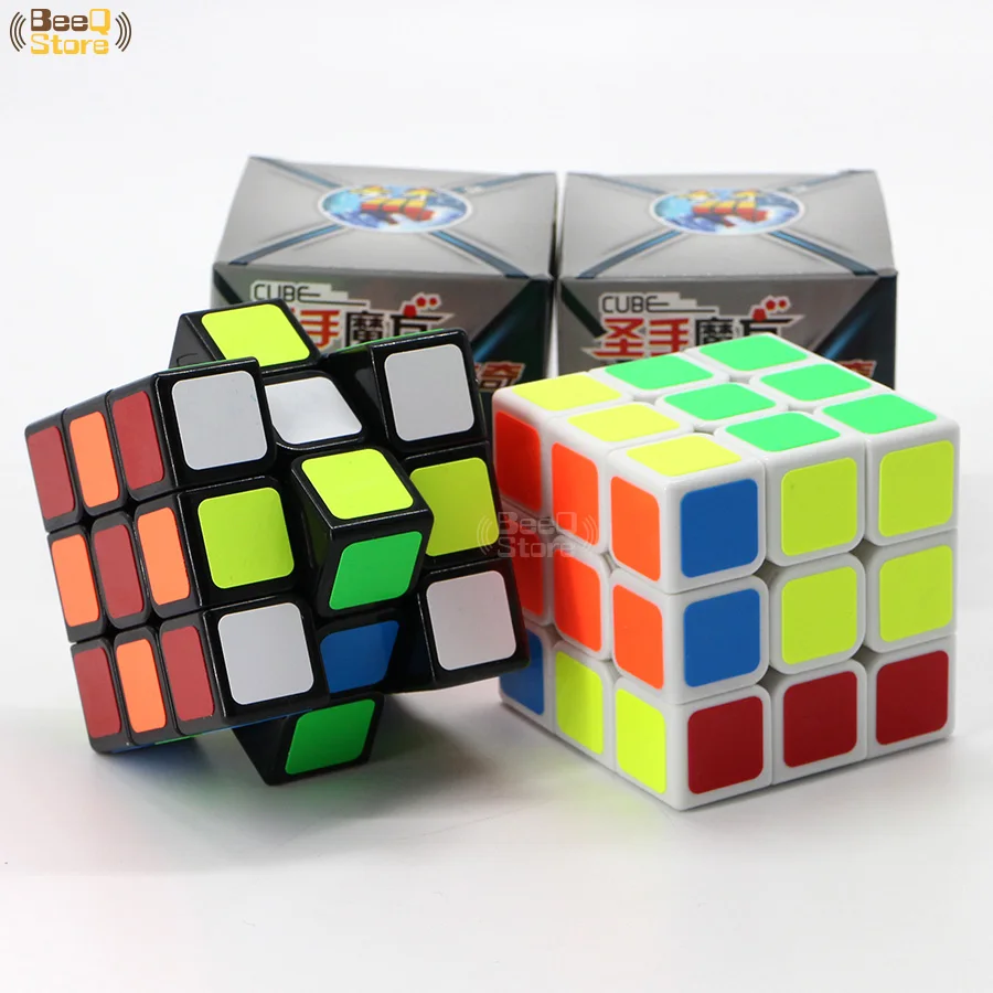 Shengshou Ledgen Magic Cube 3x3x3 3 слоя 56 мм головоломки Профессиональный Скорость Cube 3x3 черный Стикеры развивающая игрушка для малыша