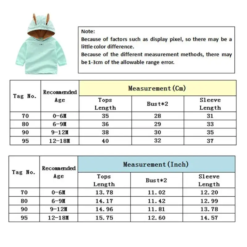 Детские толстовки с капюшоном с милыми заячьими ушками в Корейском стиле; хлопковый однотонный Повседневный детский пуловер с длинными рукавами; топы; одежда для малышей на Рождество