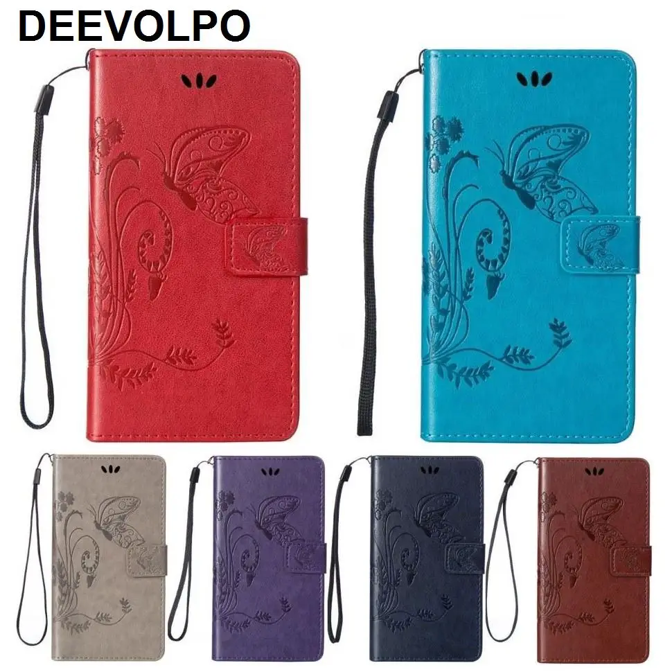 

DEEVOLPO Stand Cases Leather For Huawei Honor 9 6A 6C Pro 7X Nova 2S 2 Plus P20 P9 Lite Mini P8 Lite 2017 Mate 10 Enjoy 7S D02E