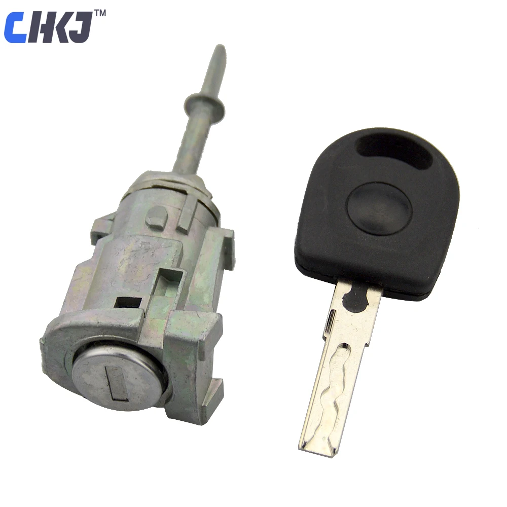 CHKJ цилиндр замка левой двери для VW GOLF 4 IV MK4 BORA A6 SKODA FABIA POLO 1997 2003 автоматический