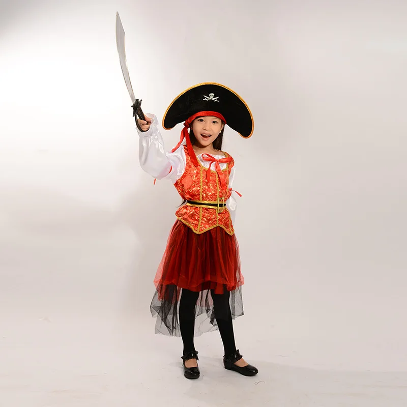 Fantasia De Pirata Infantil Menina - Trajes De Cosplay - AliExpress