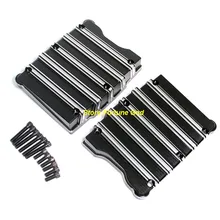 Motorcycle Rocker font b Box b font Top Cover Case Black For Harley Touring Electra Glid