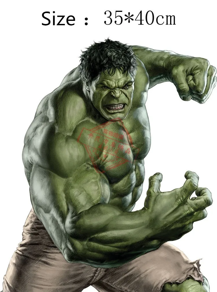 

Car big truck sticker personality Avengers Hulk stickers car door decoration body pull flower Green Giant Stickers 3D