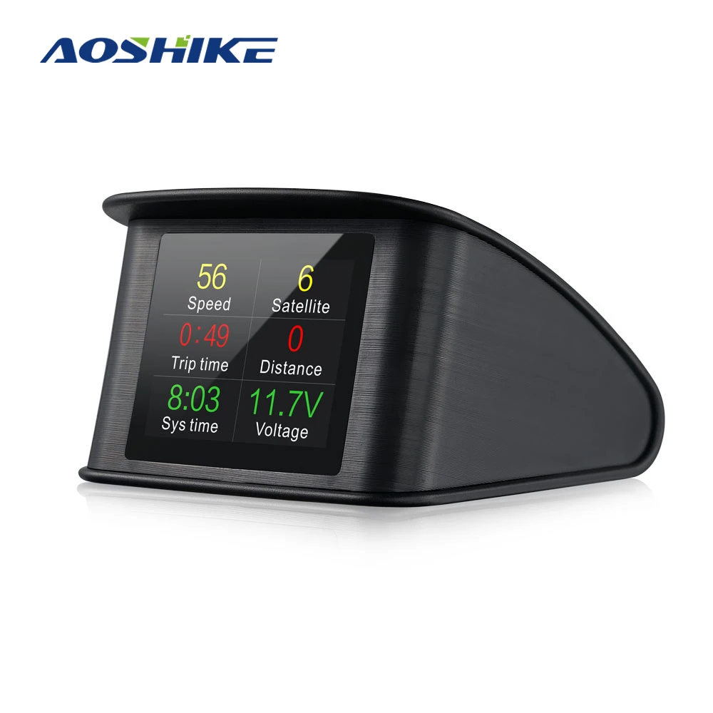 

AOSHIKE T600 P10 Automobile Trip On-board Computer Car Digital GPS OBD2 OBD Driving Computer Display Speedometer Temperature