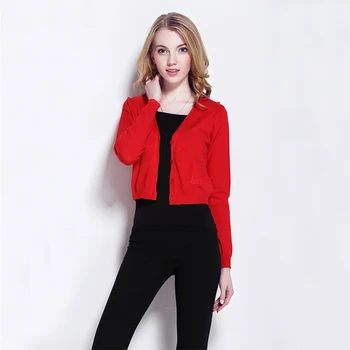 

new arrival spring&autumn women rustic casual knitwear short cardigans sweaters pocket button free shipping