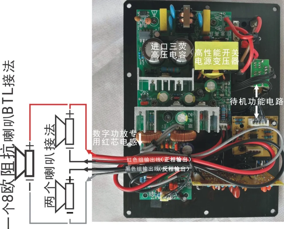 best amplifier for car 150W 2.0 channel heavy subwoofer digital power amplifier board active power amplifier board pure bass TDA8950 110V~220V class a amplifier