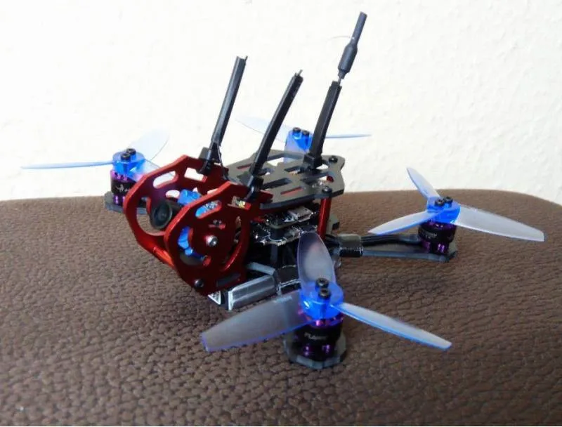 Happymodel Toad 125 3 Inch FPV Mini Racing Drone Full Carbon Frame Kit with SQ11 Protective Case (8)