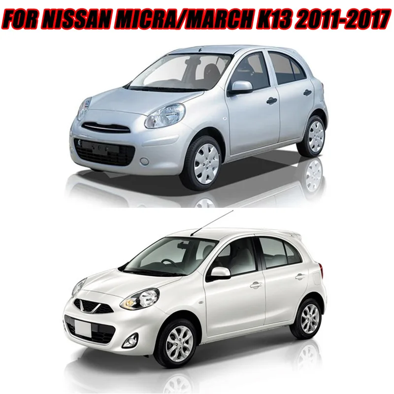 Chrome A/C Air Vent Ring Cover Trim Car Styling Frame Accessories For Nissan Micra March K13 2011 2012 2013 2014 2015,car air conditioner trim strips