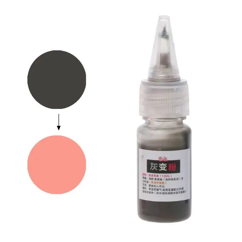 

10ml Liquid Gradient Crystal Mud Thermochromic Temperature Activated Pigments Y4QB