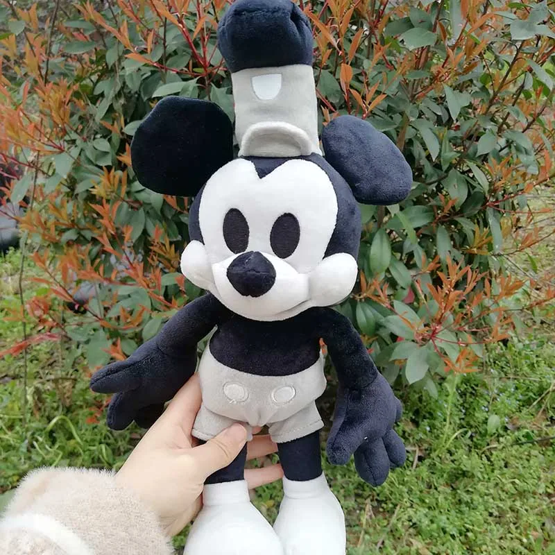 

Steamboat Willie Mickey Plush Toy Kids Soft Stuffed Animals Doll Children Birthday Christmas Gifts 35cm