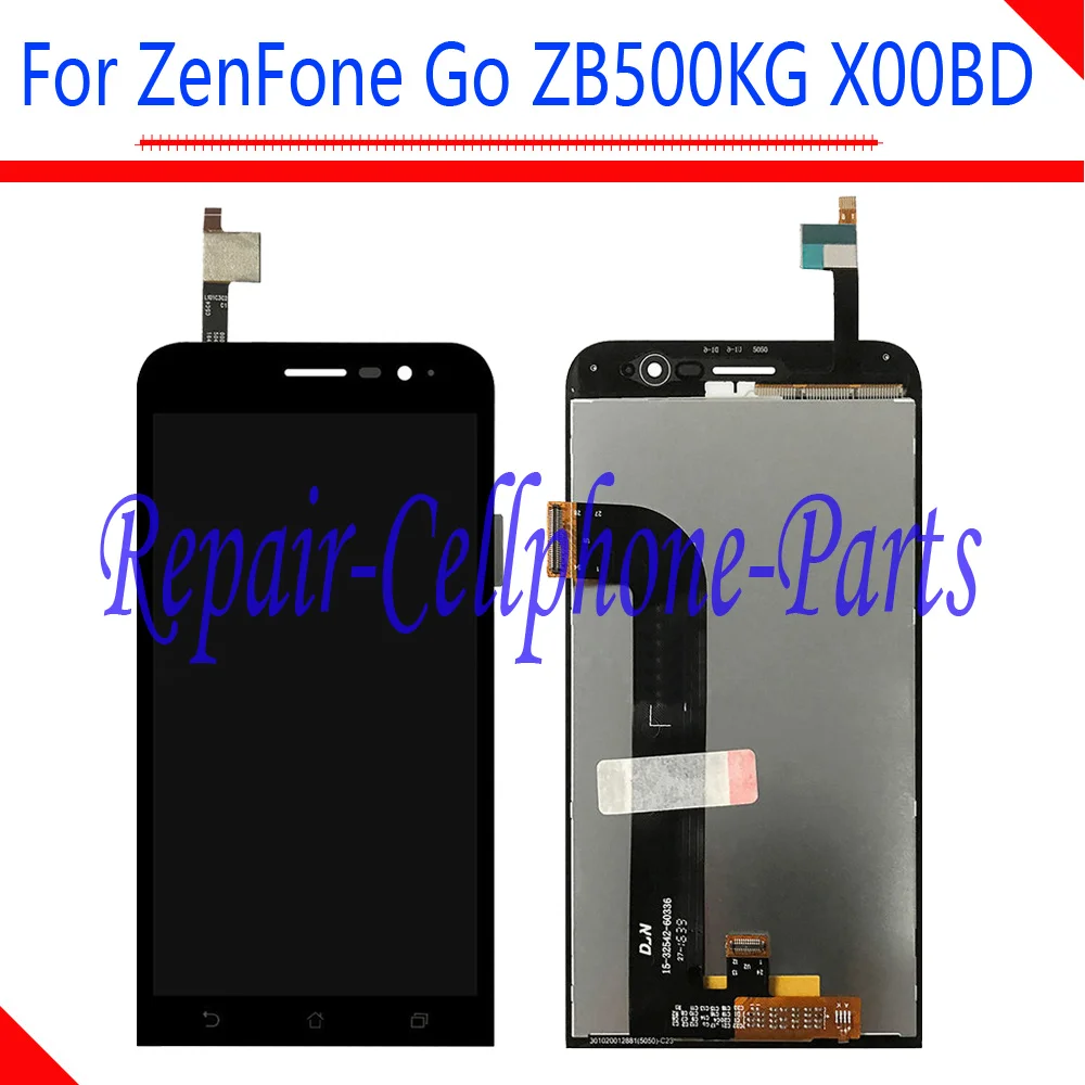 

New Full LCD display + Touch screen digitizer assembly Replacement parts For Asus ZenFone Go ZB500KG X00BD Tracking Number