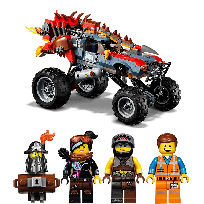 

LEPIN Emmet & Lucy's Escape Buggy Compatible Legoing 70829 Model Blocks Bricks Building Educational DIY Toys for children Gifts