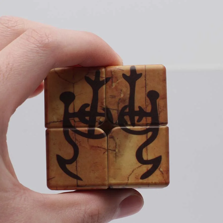 Коллекция редких кубиков веер Oracle Magic Cube 2x2x2 древние китайские символы иероглифы