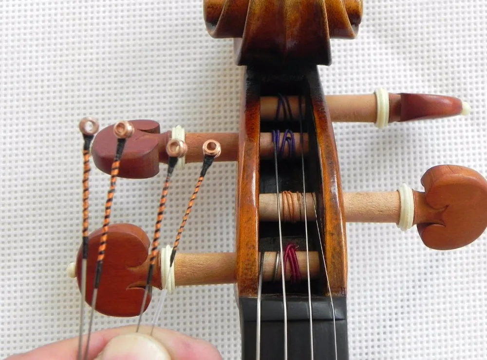 5 комплектов тонких струн для скрипки! перлоновые струны! хорошее качество