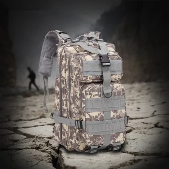 

New Outdoor Tactical Package Training Equipment Camping Backpack Sports Friends Backpack 3P Backpack Single Pull