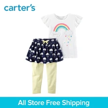Carter s 2 Piece baby children kids clothing Girl summer Flutter Top Skegging Set 239G601