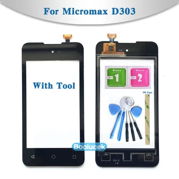 

High Quality 4.0" For Micromax Bolt D303 Touch Screen Digitizer Sensor Outer Glass Lens Panel Black