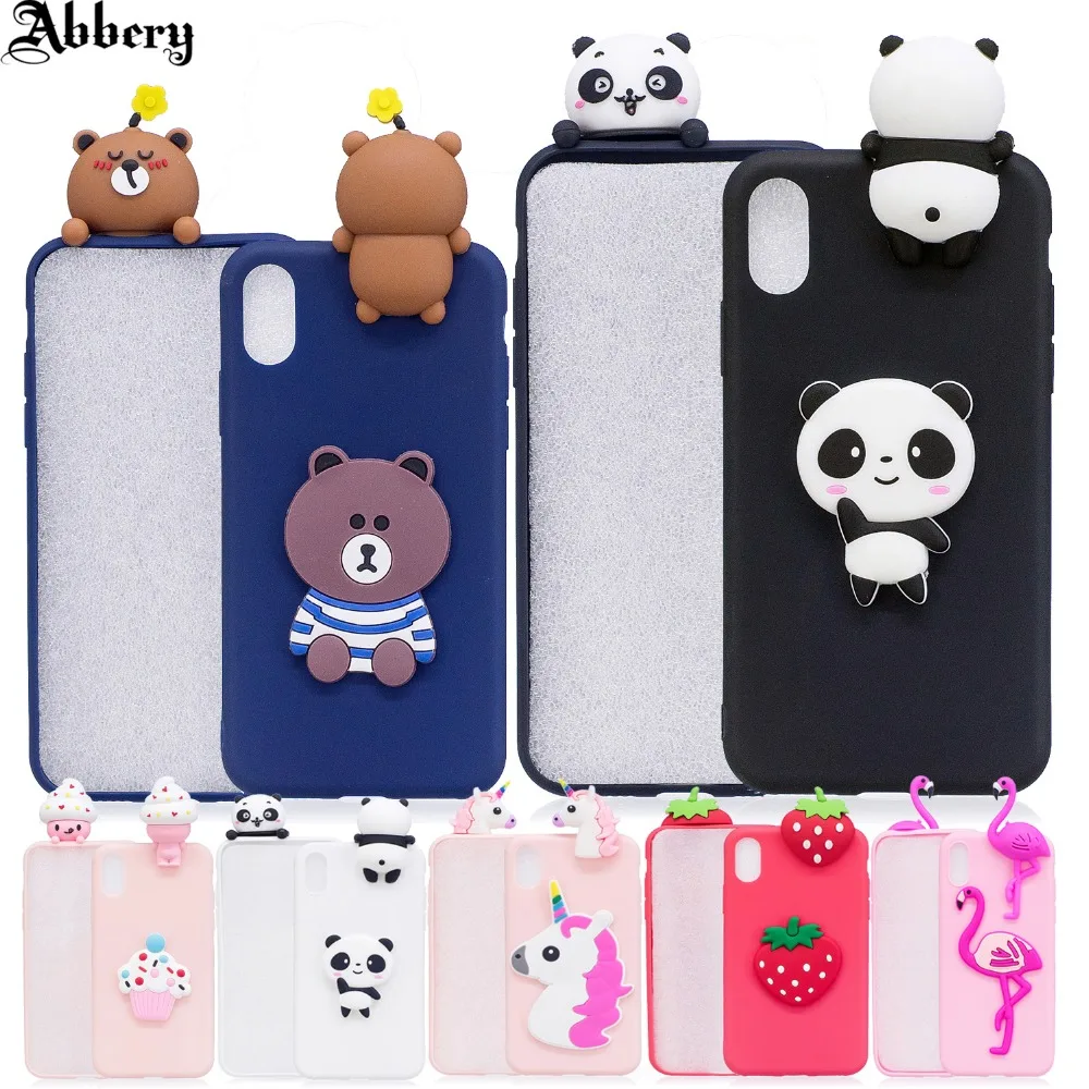 

3D Cute Cartoon Panda Phone Case For Huawei P20 lite p20pro p20 plus cover for huawei p8 lite p9 lite 2017 p10 plus p10lite case