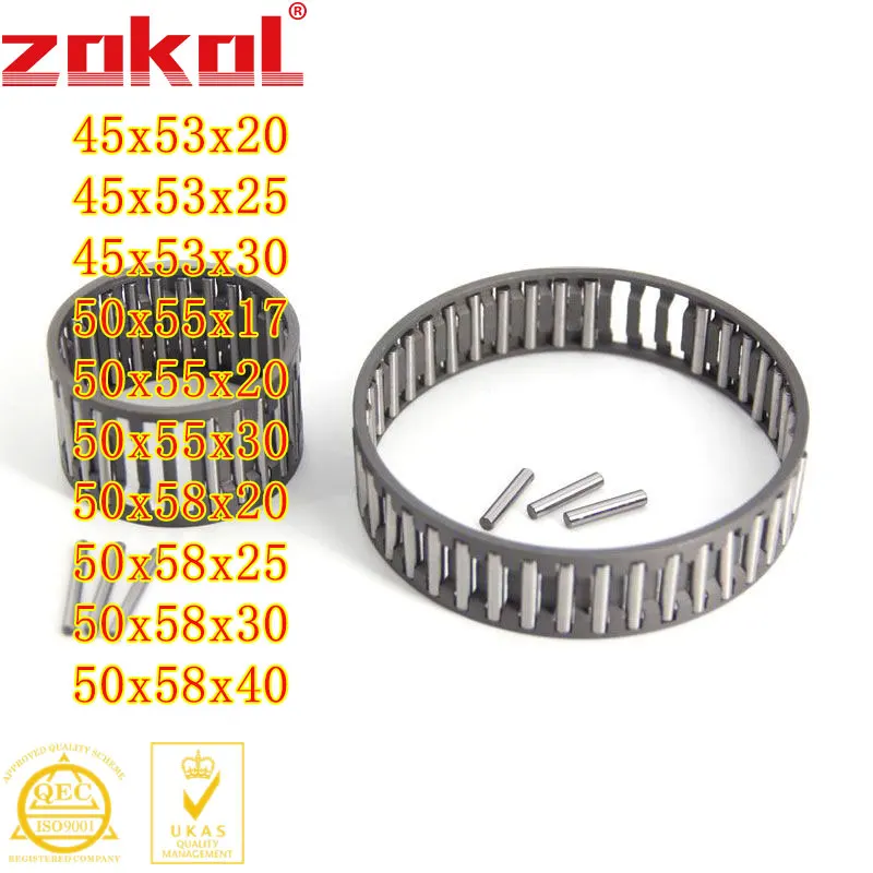 Радиальный игольчатый ролик ZOKOL K455325/455330 K505517/20/30 K505820/25/30/40 и игольчатые подшипники