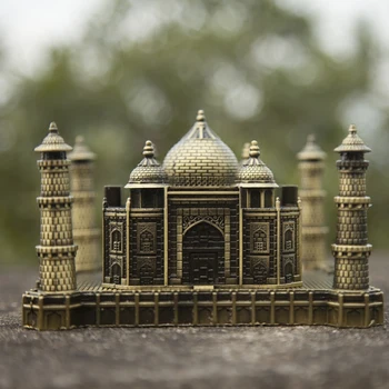 

Taj Mahal Model of Metal India Tourist Souvenirs Wedding Anniversary Gift Creative Statue Building Decoration Crafts Figures