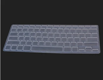 100 шт русская силиконовая Мягкая накладка на клавиатуру, Защитная пленка для apple MacBook Pro air 13 15 17 US макет - Цвет: Прозрачный