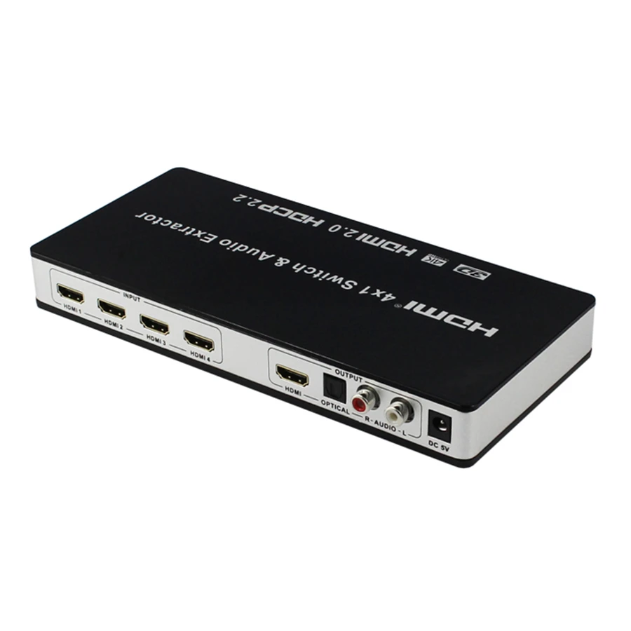 Hdmi 2 0 Switch 4x1 Hdmi Switcher Converter 4 In 1 Out Audio Extractor Toslink Spdif Rca 4kx2k 60hz Hdmi2 0 Hdcp2 2 7 1ch 4x1 Hdmi Switcher Hdmi Switcherhdmi 2 0 Switch Aliexpress