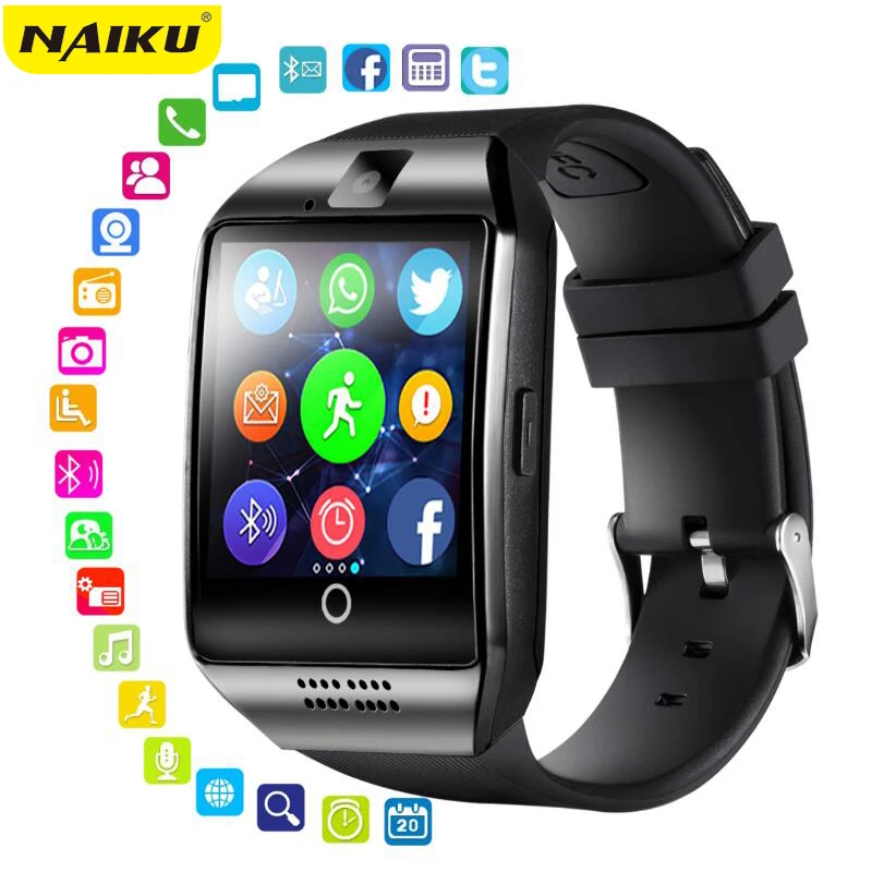  NAIKU Smart Watch With Camera Q18 Bluetooth Smartwatch SIM TF Card Slot Fitness Activity Tracker Sp - 33051913004