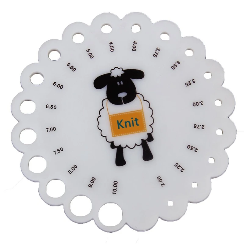

Knitting Needle Gauge Ruler
