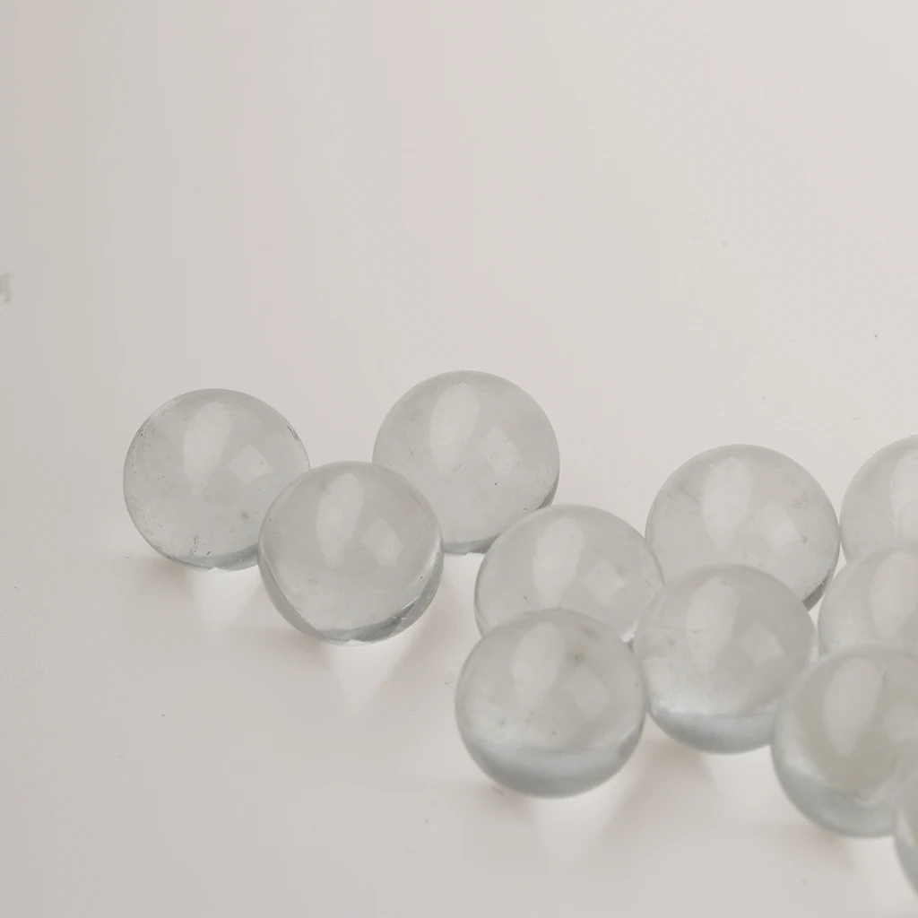 100pcs 13mm High Precision Laboratory Transparent Fixed Glass Beads Decorative Glass Ball Use for Mechanical Ball Bearing