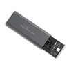 PCIE M.2 NVME USB SSD корпус M ключ Тип C USB 3,1 2240/2280 SSD чехол алюминиевый 10 Гбит/с внешний корпус твердотельный диск внешний ► Фото 2/6