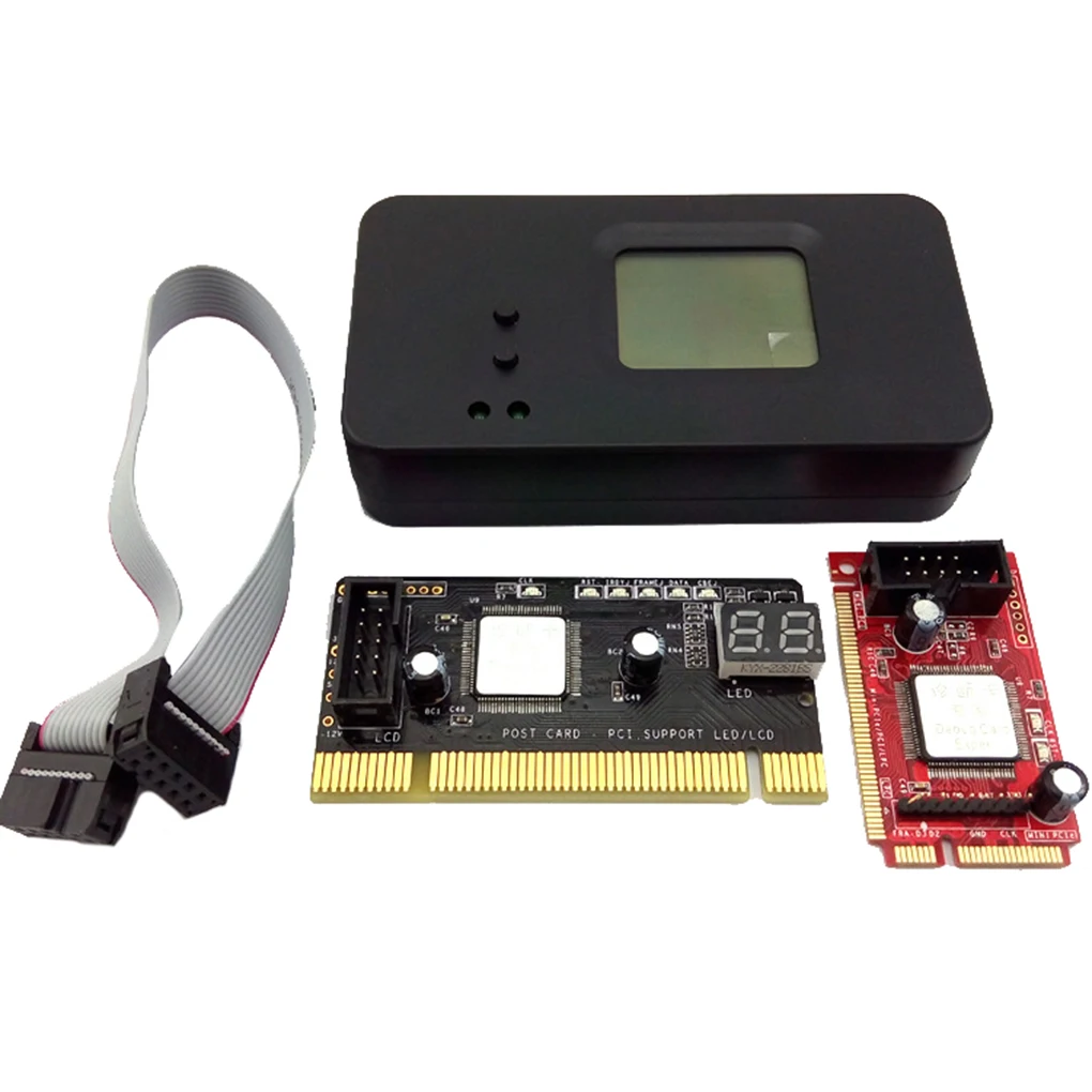 

4PCS/Set 4-In-1 PCI/Mini PCI/Mini PCI-E/LPC Desktop Laptop LCD Analyzer Debug Test POST Card