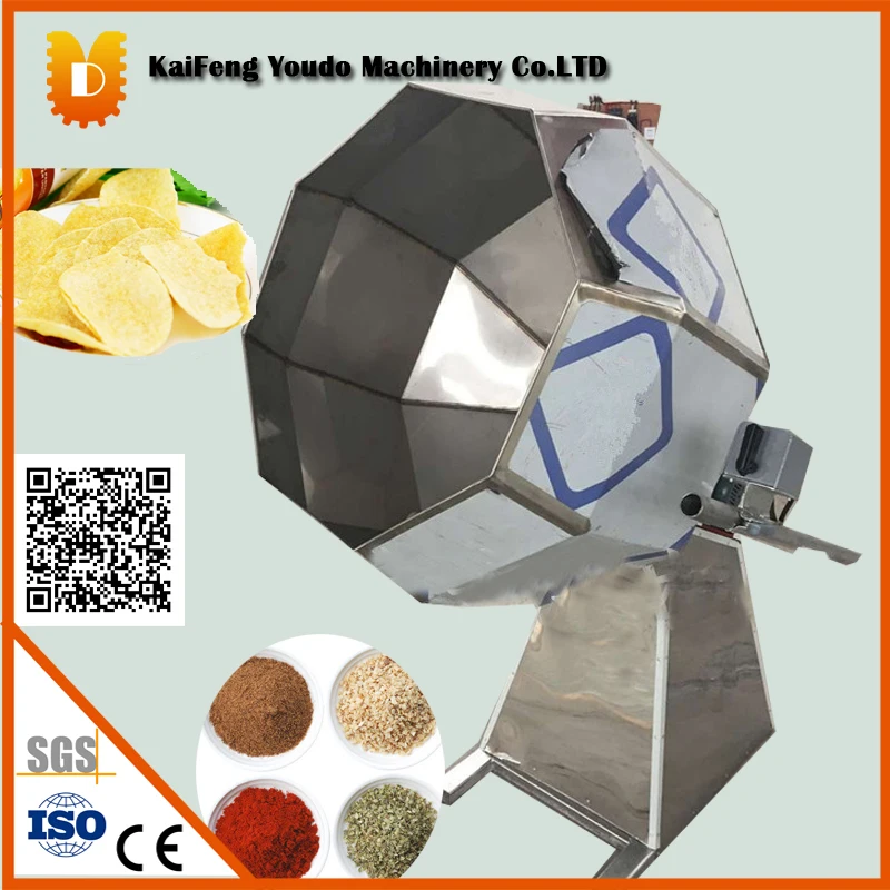 Snack seasoning mixers/multi functional food seasoning machine